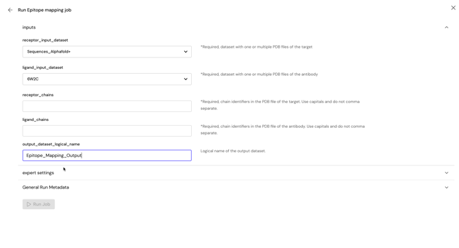 LensAI Epitope Mapping Output